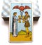 2 Two of Cups Tarot Card Offer of Relationship Happy Couple Only Eyes for Each Other Relationship Success Happy Partnership/Fri