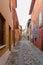 20.01.18 Dozza, Italy. The Italian town with colorful painted streets