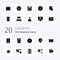 20 Cenima Solid Glyph icon Pack like film tickets films cinema location pokemon