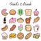 20 custom food  snacks  drinks icons