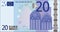 20 Euros banknote