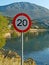 20 KPH Speed Limit Sign