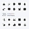 20 OnSolid Glyph Shopping Solid Glyph icon Pack like pay arrow target valentine transportation