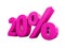 20 Percent Pink Sign