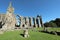 20 September 2021: View of the ruins of Bolton Priory, North Yorkshire