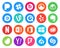 20 Social Media Icon Pack Including adobe. creative cloud. quicktime. windows. microsoft access