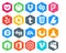 20 Social Media Icon Pack Including browser. sports. css. ea. digg