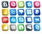 20 Social Media Icon Pack Including chat. drupal. stock. ati. microsoft