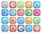 20 Social Media Icon Pack Including nvidia. firefox. picasa. quicktime. drupal