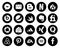 20 Social Media Icon Pack Including question. xing. pepsi. adidas. picasa