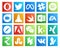 20 Social Media Icon Pack Including safari. ea. google duo. electronics arts. swift