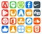 20 Social Media Icon Pack Including soundcloud. safari. browser. stumbleupon. chrome