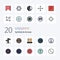20 Symbols  Arrows Line Filled Color icon Pack like parking opposites symbolism navigation arrows