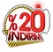 % 20 Turkish Discount Scale Percentage.