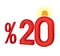 % 20 Turkish Discount Scale Percentage illustration