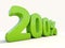 200% percentage rate icon on a white background