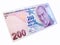 200 TL Lira Turkish money banknote