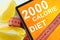 2000 calorie diet on tablet.