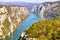 2000 feets of vertical cliffs over Danube river at Djerdap gorge and national park