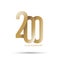 200th anniversary elegance logotype