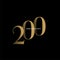 200th anniversary elegance logotype
