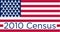 2010 Census American flag