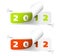 2011 / 2012 new year stickers