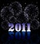 2011 numbers with fireworks