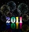 2011 numbers with fireworks