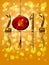 2012 New Year Lantern Chinese Dragon Calligraphy