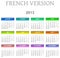 2013 calendar french version