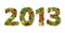 2013, Christmas tree font