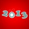 2013 Happy New Year greeting card