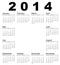 2014 Calendar