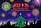 2015 Firework Celebration Background
