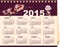 2015 wall calendar