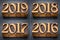 2016, 2017, 2018 and 2019 year set