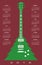 2016 Christmas tree guitar calendar