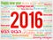 2016 Happy New Year in different languages