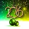 2016 Happy New Year and Merry Christmas Background