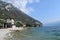 2016. Italy. Beach bar at Lago di Garda