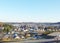 2016 January 02. Saitama Japan. view from high place of a quiet japanese residential town at Saitama distric on sunny day