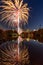 2016 Marathon Fireworks , Central Park Lake New York City