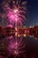 2016 Marathon Fireworks , Central Park Lake New York City