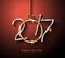 2017 Happy New Year Background for your Flyers and Greetings Card