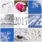 2017, snow and winter photos collage