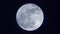 2017 Super Moon moments after moonrise.