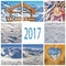 2017 winter holiday in France collage