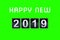 2018 2019 happy new year concept vintage analog counter countdown timer, retro flip number counter from 2018 to 2019 year