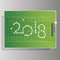 2018 American football strategy goal green board background